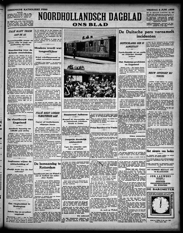 Noord-Hollandsch Dagblad : ons blad 1938-06-03
