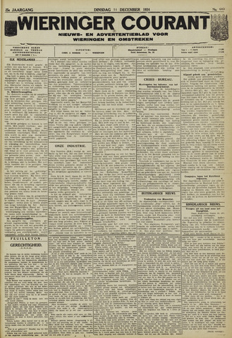 Wieringer courant 1934-12-11