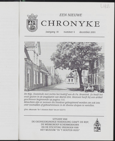 Een Nieuwe Chronyke van het Schermereiland - Graft-de Rijp en Schermer 2001-12-01