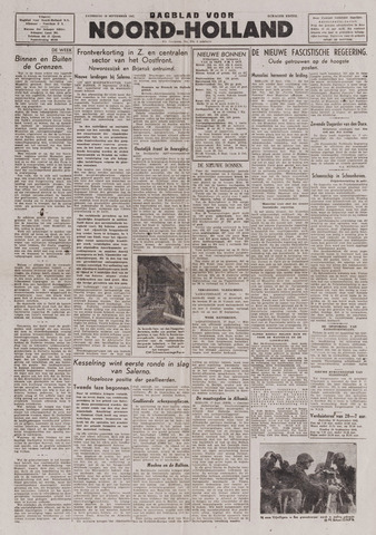 Dagblad Noord-Holland, Schager editie 1943-09-18