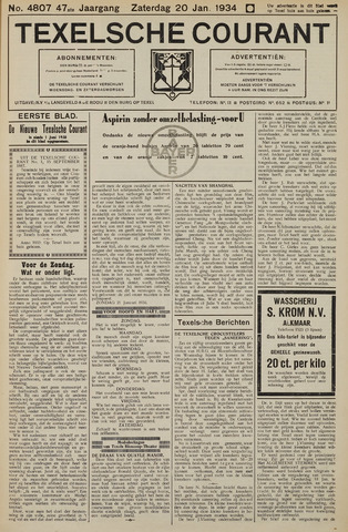 Texelsche Courant 1934-01-20