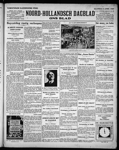 Noord-Hollandsch Dagblad : ons blad 1933-04-03