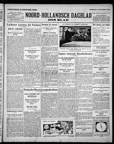 Noord-Hollandsch Dagblad : ons blad 1933-01-03
