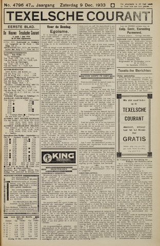 Texelsche Courant 1933-12-09
