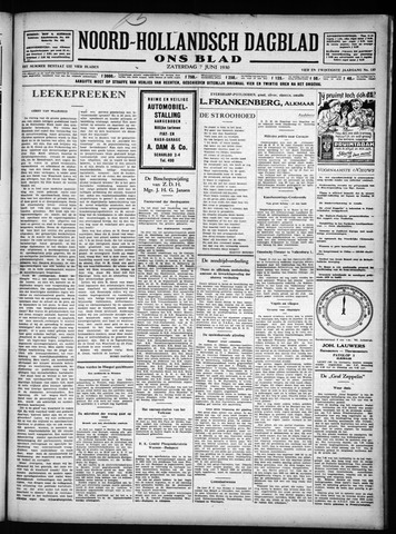 Noord-Hollandsch Dagblad : ons blad 1930-06-07