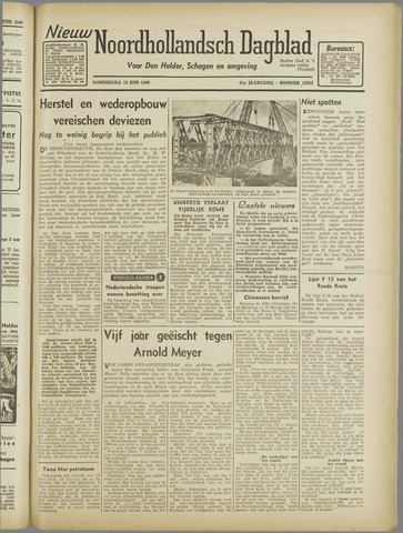 Nieuw Noordhollandsch Dagblad, editie Schagen 1946-06-13