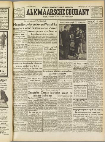 Alkmaarsche Courant 1952-05-09