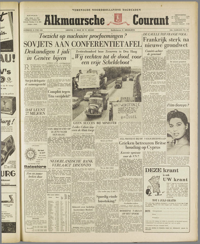 Alkmaarsche Courant 1958-06-14