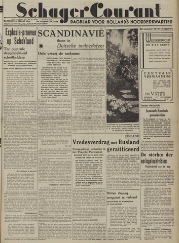 Schager Courant 1940-03-16