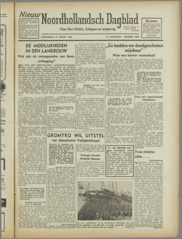 Nieuw Noordhollandsch Dagblad, editie Schagen 1946-03-21