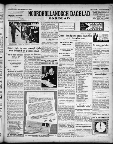 Noord-Hollandsch Dagblad : ons blad 1939-07-22