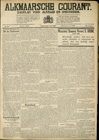 Alkmaarsche Courant 1932-07-07