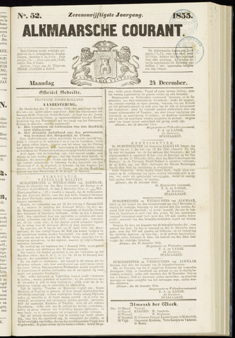 Alkmaarsche Courant 1855-12-24