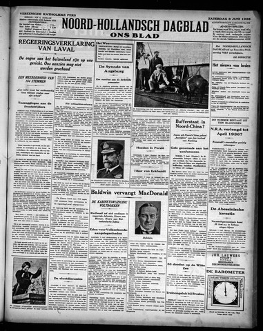 Noord-Hollandsch Dagblad : ons blad 1935-06-08