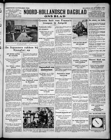 Noord-Hollandsch Dagblad : ons blad 1937-10-25