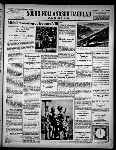 Noord-Hollandsch Dagblad : ons blad 1936-07-17