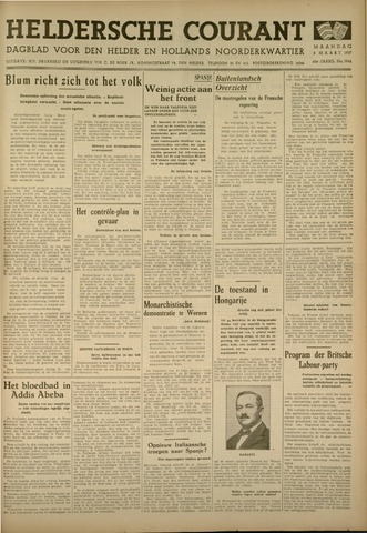Heldersche Courant 1937-03-08
