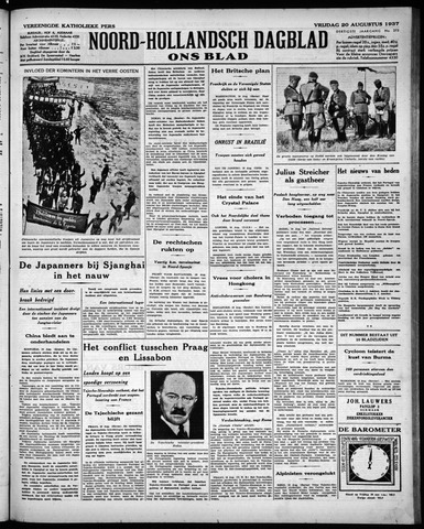 Noord-Hollandsch Dagblad : ons blad 1937-08-20