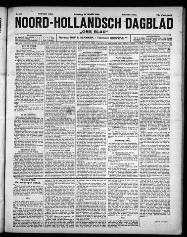 Noord-Hollandsch Dagblad : ons blad 1925-03-10