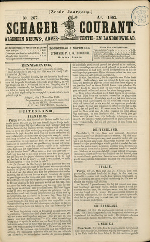 Schager Courant 1862-11-06
