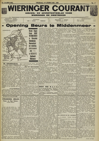 Wieringer courant 1936-02-28