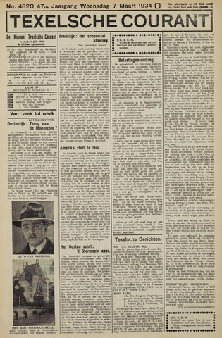 Texelsche Courant 1934-03-07