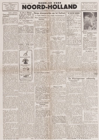 Dagblad Noord-Holland, Schager editie 1944-03-04