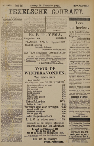 Texelsche Courant 1915-11-28