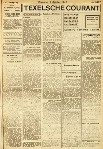 Texelsche Courant 1940-10-09