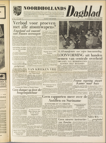 Noordhollands Dagblad : dagblad voor Alkmaar en omgeving 1955-12-01