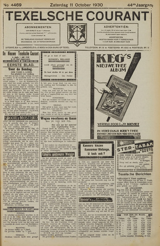 Texelsche Courant 1930-10-11