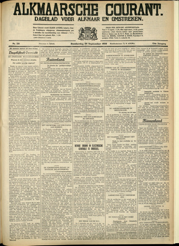 Alkmaarsche Courant 1932-09-29
