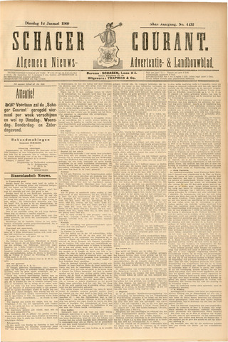 Schager Courant 1909-01-12