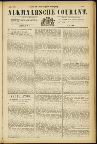 Alkmaarsche Courant 1890-03-02