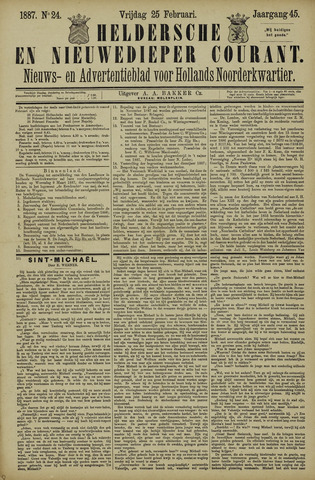 Heldersche en Nieuwedieper Courant 1887-02-25