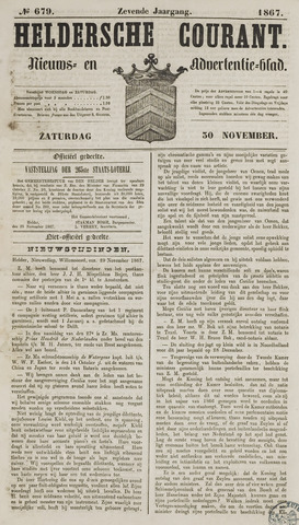 Heldersche Courant 1867-11-30