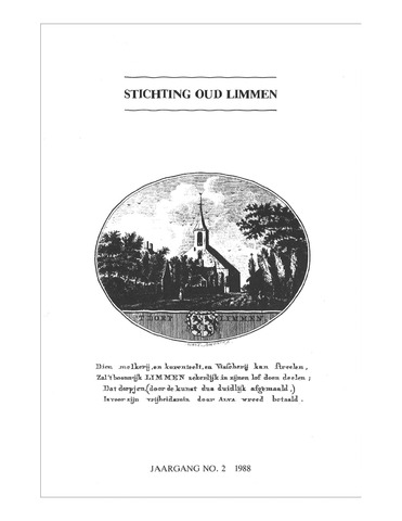 Jaarboek Stichting Oud Limmen 1988