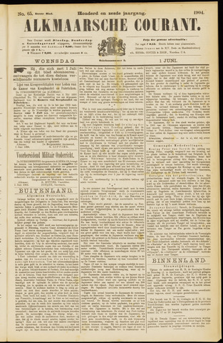 Alkmaarsche Courant 1904-06-01