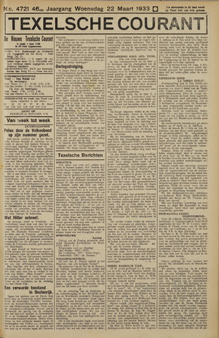 Texelsche Courant 1933-03-22