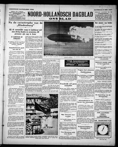 Noord-Hollandsch Dagblad : ons blad 1937-05-08