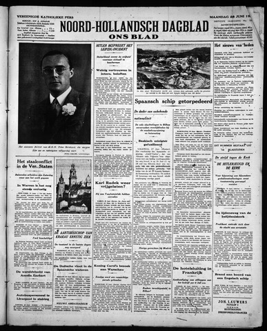 Noord-Hollandsch Dagblad : ons blad 1937-06-28
