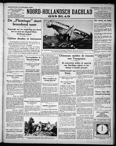 Noord-Hollandsch Dagblad : ons blad 1937-07-29