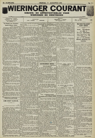 Wieringer courant 1934-08-10