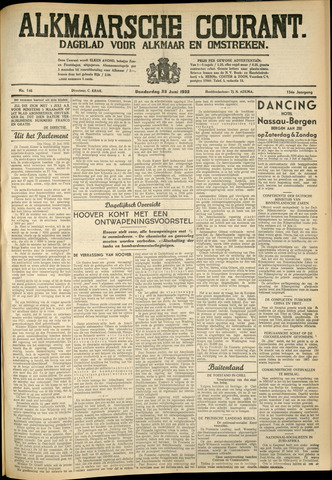 Alkmaarsche Courant 1932-06-23