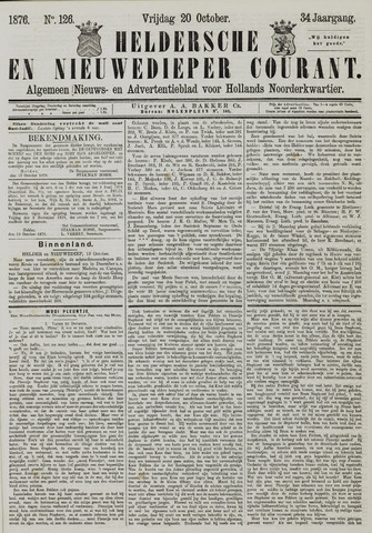 Heldersche en Nieuwedieper Courant 1876-10-20