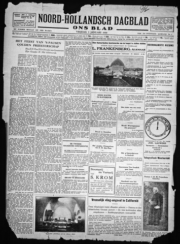 Noord-Hollandsch Dagblad : ons blad 1930