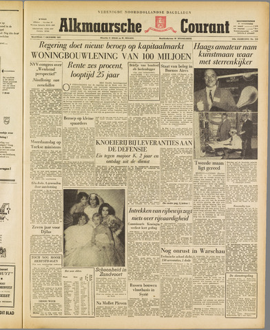Alkmaarsche Courant 1957-10-07