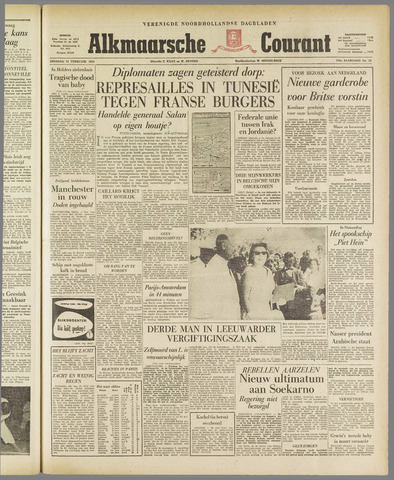 Alkmaarsche Courant 1958-02-11