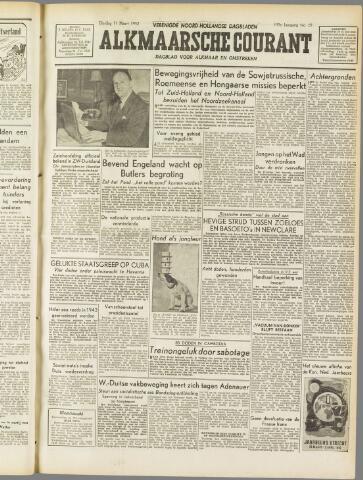 Alkmaarsche Courant 1952-03-11