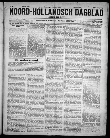 Noord-Hollandsch Dagblad : ons blad 1926